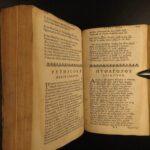 1652 GREEK Poetry Hesiod Pythagoras Theocritus Phocylides Greek Latin Cambridge