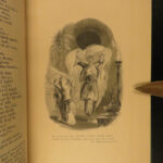 1880 BEAUTIFUL 6v Literature & English Poetry Chaucer Milton Cowper Moore Scott