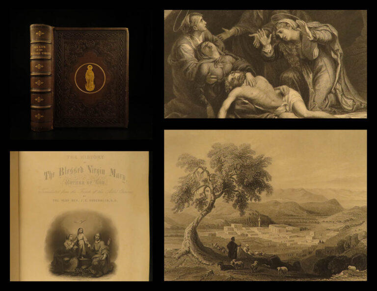 Image of 1861 EXQUISITE Blessed Virgin Mary Orsini English Catholic Ireland Illustrated