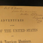 1856 1st ed Lanman Adventures in Wilds America Florida Canada Hunting Travel