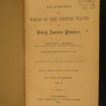 1856 1st ed Lanman Adventures in Wilds America Florida Canada Hunting Travel