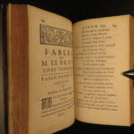 1722 1st ed FABLES of Antoine le Brun French Literature Verse Animal Tales