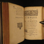 1722 1st ed FABLES of Antoine le Brun French Literature Verse Animal Tales