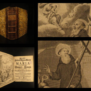 1753 MARY Marianscher Catholic Mariology Servite Order Bonaventure 63 PLATES!