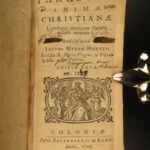 1716 Paradisus Animae German ASCETICISM Prayers Illustrated ART Horstius + MARY