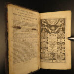 1716 Paradisus Animae German ASCETICISM Prayers Illustrated ART Horstius + MARY