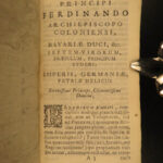 1716 Paradisus Animae German ASCETICISM Prayers Illustrated ART Horstius + MARY