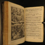 1716 Paradisus Animae German ASCETICISM Prayers Illustrated ART Horstius + MARY