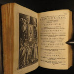 1716 Paradisus Animae German ASCETICISM Prayers Illustrated ART Horstius + MARY