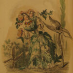1847 1st ed FLOWERS Personified Grandville Botany Herbal Illustrated Fleurs 2v