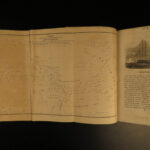 1854 Arctic Explorations Voyages Franklin Grinnell Expedition Map Elisha Kane