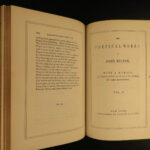 1860 EXQUISITE Binding John Milton Paradise Lost Montgomery Memoir Poetical 2in1