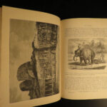 1873 1ed Races of Mankind Eskimos INDIANS Navajo Japan China Africa Illustrated