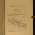 1897 ARCTIC 1ed Farthest North Nansen Polar Eskimo Kayak Hunting Fram Expedition