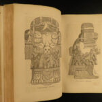 1853 MEXICO & California Aztec Spanish Mayer Santa Fe Nevada Indians Voyages 2v