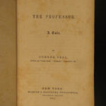 1857 Charlotte Bronte 1st ed The Professor CLASSIC Literature Villette Jane Eyre