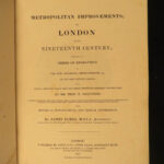 1827 LONDON 1ed Metropolitan Improvements England Architecture Cathedrals BEAUTY