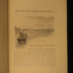 1890 1ed Picturesque Mediterranean Sea Alexandria EGYPT Corsica Smyrna FOLIOS 2v