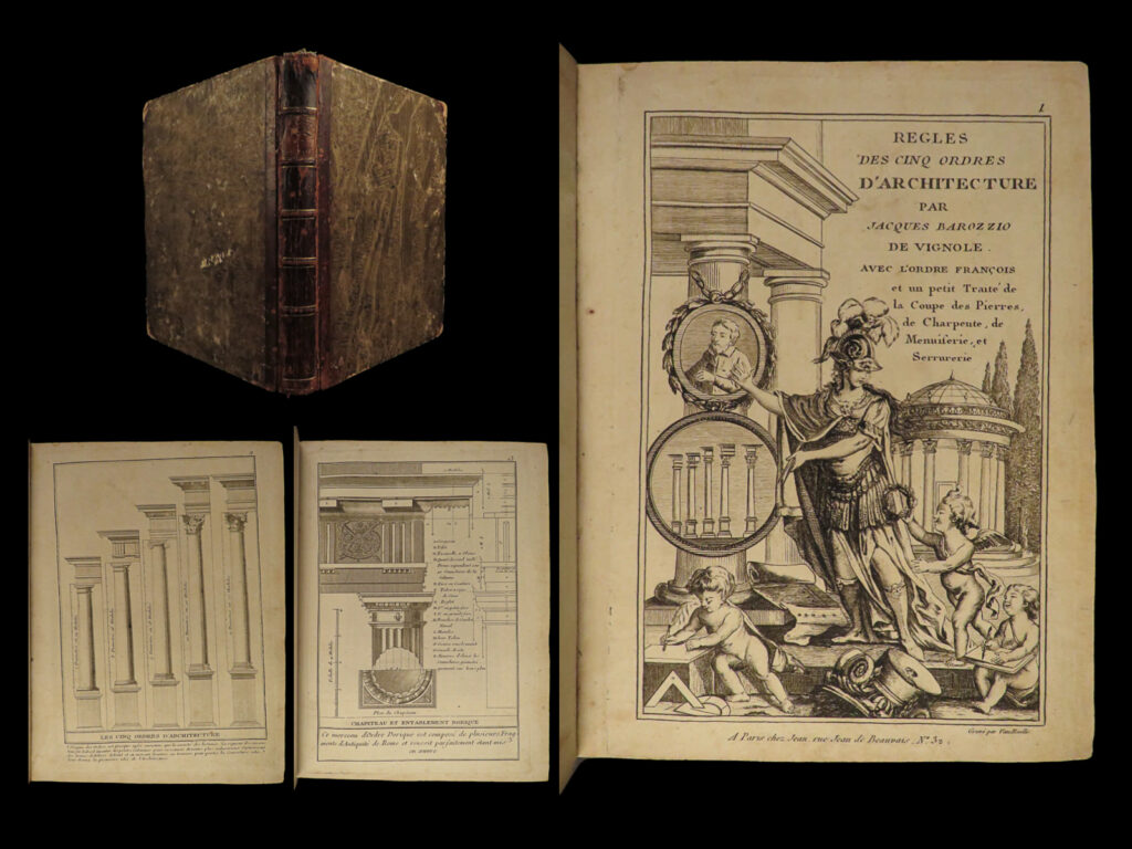 Regles des cinq ordres d’architecture. Giacomo barozzi da vignola.