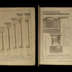 1790 Five Orders Architecture VIGNOLA Italian ART Michelangelo RARE French ed