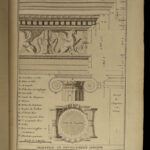 1790 Five Orders Architecture VIGNOLA Italian ART Michelangelo RARE French ed