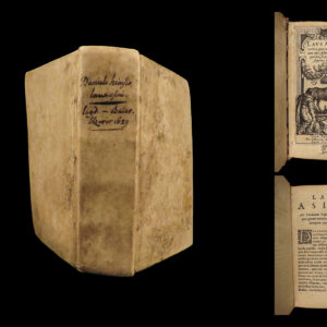 Laus asini, tertia parte auctior: cum alijs festivis opusculis, etc. Daniel Heinsius.