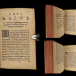 1629 Golden Ass Laus Asini by Daniel Heinsius Parody Humor Elzevier Latin