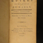 1790 Rights of Man 1ed Mably Duties Citizen Philosophy French Revolution 8v SET