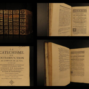 1684 Spanish Louis of Granada Catechism Catholic Council Trent + 1666 Memorial