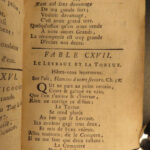 1767 Fables of Jean de Fontaine w/ MUSIC French Literature Aesop Poetry Songs