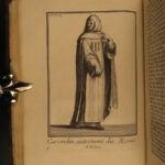 1718 1ed MONASTIC & Military Religious Orders Franciscan Monks Saints Helyot