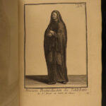 1718 Religious Orders 1ed MONASTIC & Military Franciscan Monks Saints Helyot