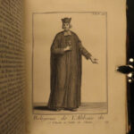 1718 1ed MONASTIC & Military Religious Orders Franciscan Monks Saints Helyot