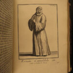 1718 Religious Orders 1ed MONASTIC & Military Franciscan Monks Saints Helyot