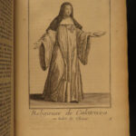 1718 1ed Religious Orders Knights Franciscan Monks Illustrated Saints Helyot
