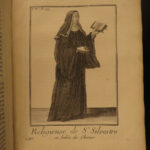 1718 Knights 1ed Religious Orders Franciscan Monks Illustrated Saints Helyot