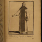 1718 1ed Religious Orders Knights Franciscan Monks Illustrated Saints Helyot