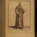 1718 Knights 1ed Religious Orders Franciscan Monks Illustrated Saints Helyot