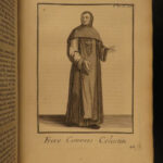 1718 1ed Religious Orders Knights Franciscan Monks Illustrated Saints Helyot