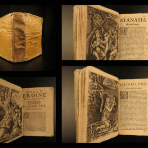 1655 Female SAINTS 1ed Ercolani Heroines Solitude Feminism Chastity Thais