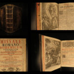 1735 Prague Bohemia Roman Missal Catholic Pope Clementi Missale Romanum Music