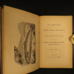 1875 FISHING Hook & Line Salmon Angling Sports Hunting Herbert Forrester Fish