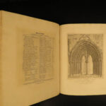 1814 1st ed Salisbury Lichfield Cathedral Church Illustrated Church of England Britton