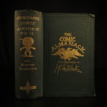 1881 George Cruikshank Comic ART Almanack Caricature Thackeray Illustrated Humor