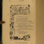 1881 George Cruikshank Comic ART Almanack Caricature Thackeray Illustrated Humor