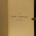 1881 George Cruikshank Comic ART Almanack Caricature Thackeray Illustrated Humor