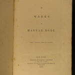 1835 Hannah More 1st ed Female Education Women’s Rights Feminism Suffrage 2v