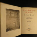 1907 Bronte Sisters Novel Jane Eyre Agnes Grey Wuthering Heights Illustrated 12v
