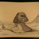1874 1ed Nile Ancient EGYPT Ruins Thebes gods Pharaohs Turks Karnak Temple ART
