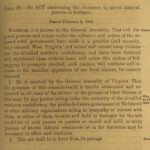 1863 1ed CONFEDERATE Acts Virginia 1862 Civil War SLAVERY Laws Voting Wheeling